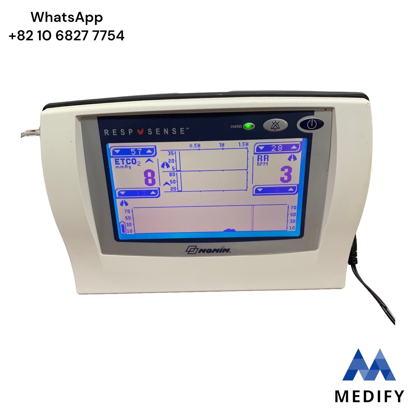 Nonin EtCo2 Capnography Pulse Oximeter Monitor LifeSense Portable