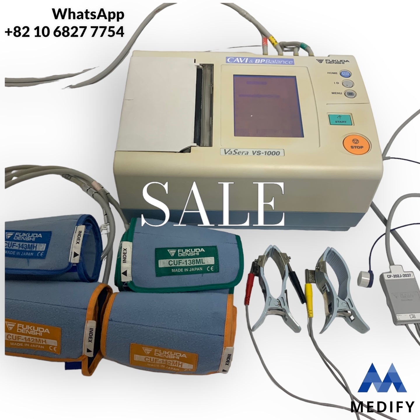 Fukuda Denshi Vasera VS-1000 CAVI & BP Balance ECG PCG CARDIO-ANKLE VASCUL