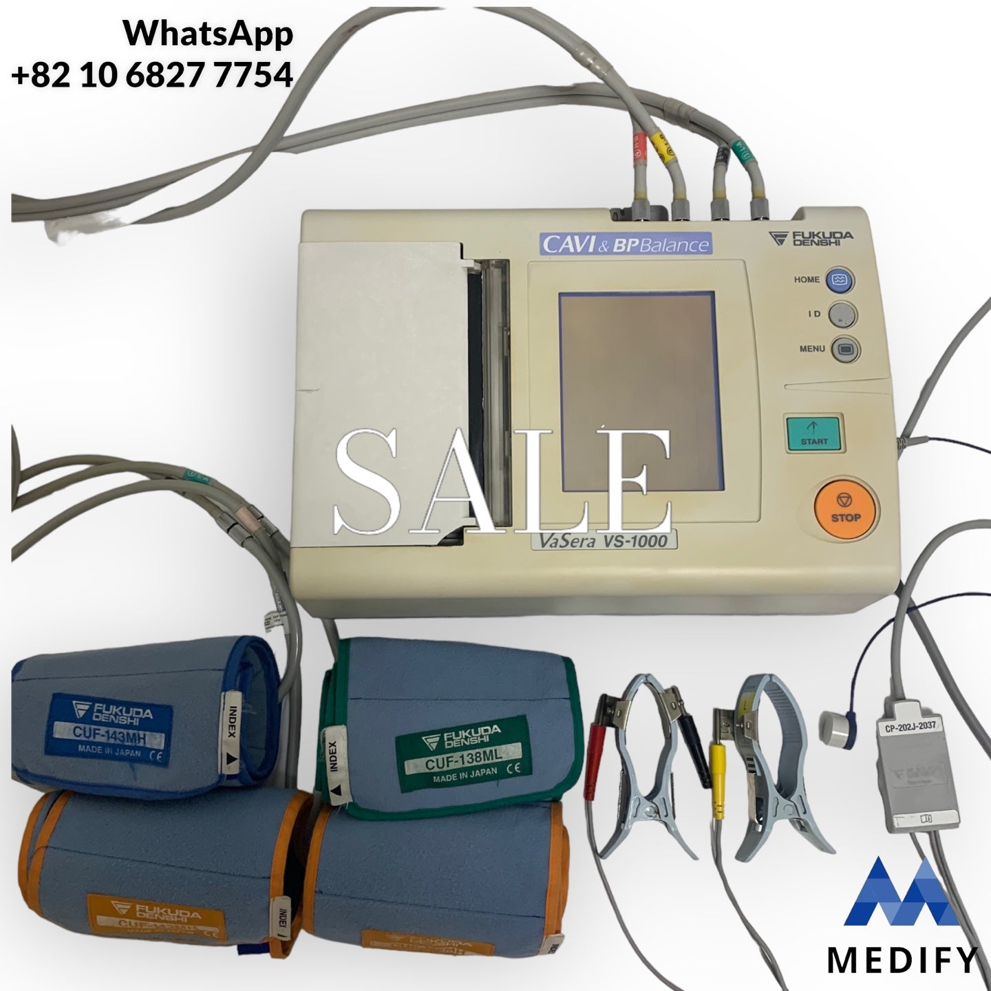 Fukuda Denshi Vasera VS-1000 CAVI & BP Balance ECG PCG CARDIO-ANKLE VASCUL