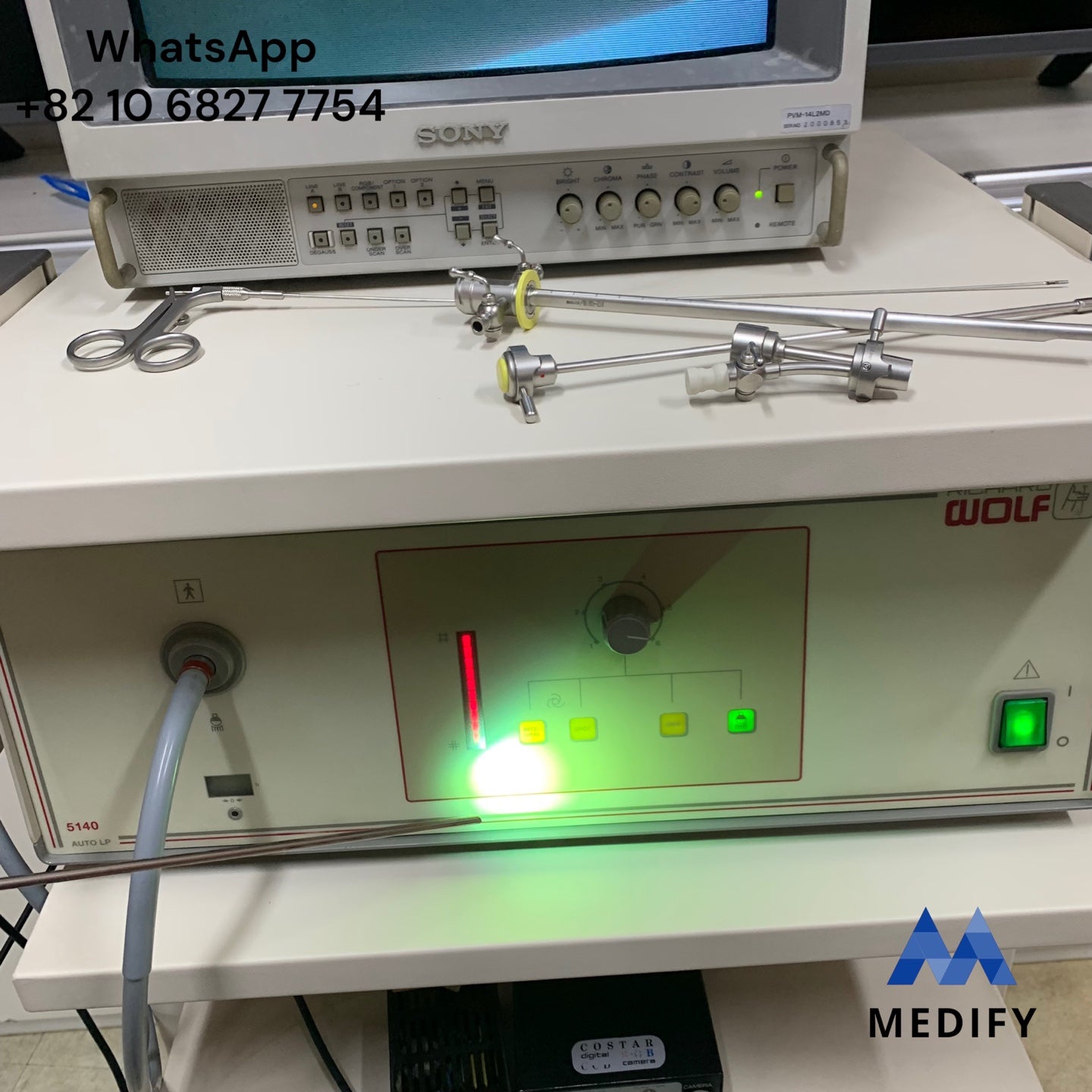 ($350) Laparoscopy Set With Richard Wolf 5410 Auto LP Worldwide
