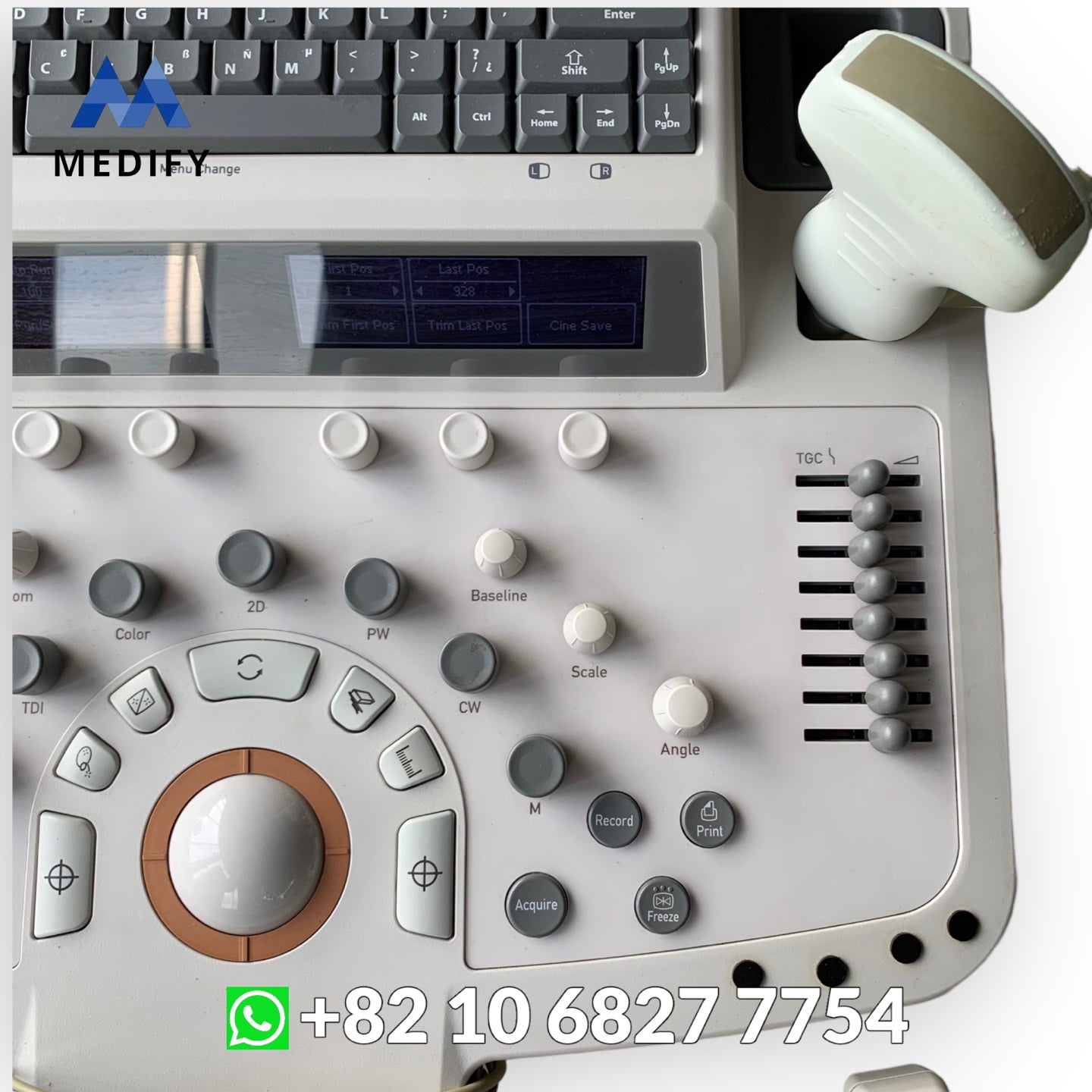 Samsung Medison EKO7 Ultrasound System & Cardiac Sector, Convex Probe - Worldwide