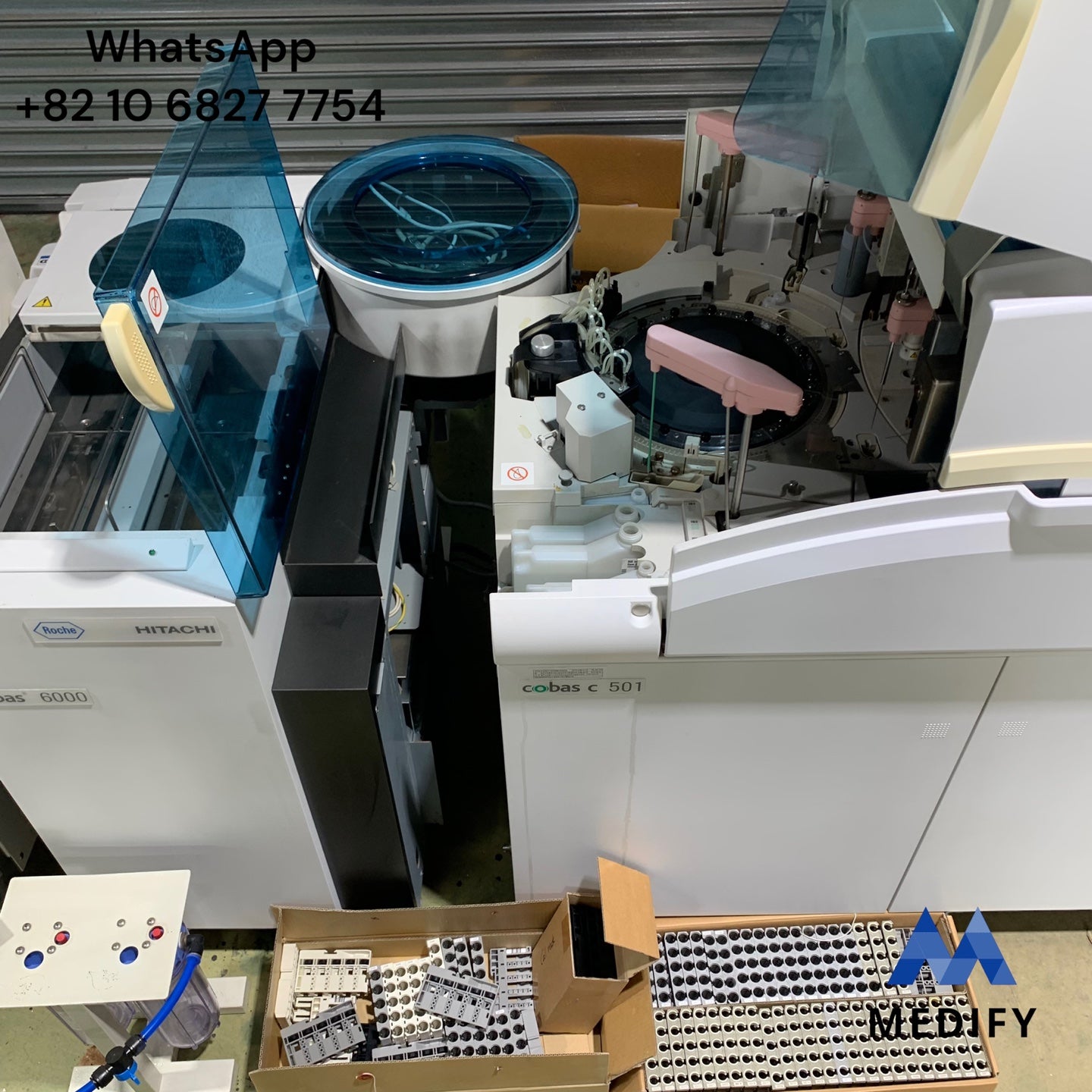 (Soldout) Roche Hitachi Cobas 6000 Analyzer + C501 & ELIX 70C Water Purification System - Worldwide