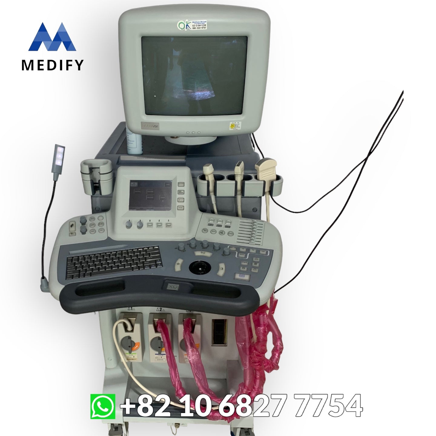 Medison Accuvix XQ Ultrasound System & Cardiac Linear Convex Probe - 3D/4D Software