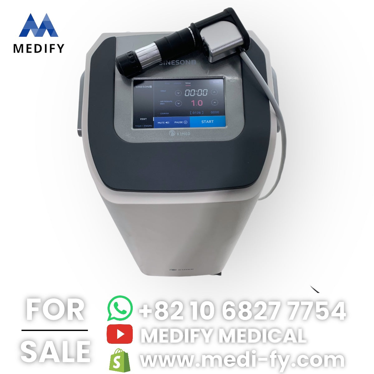 K1med Sineson2 ESWT Shock Wave Therapy Machine (Made in korea)