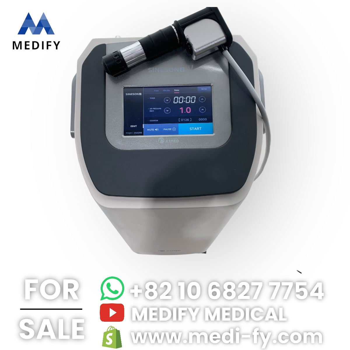 K1med Sineson2 ESWT Shock Wave Therapy Machine (Made in korea)