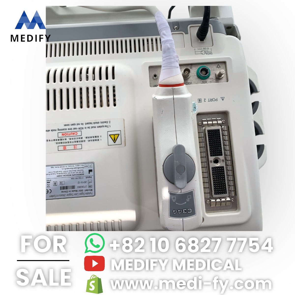 Used SonoScape S6V Portable VET Ultrasound