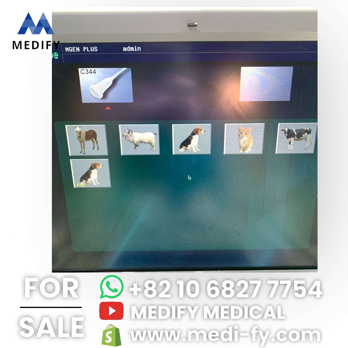 Used SonoScape S6V Portable VET Ultrasound