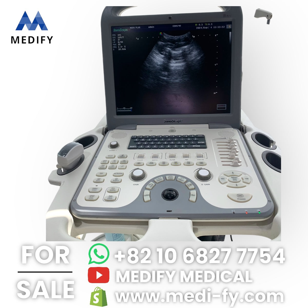 Used SonoScape S6V Portable VET Ultrasound