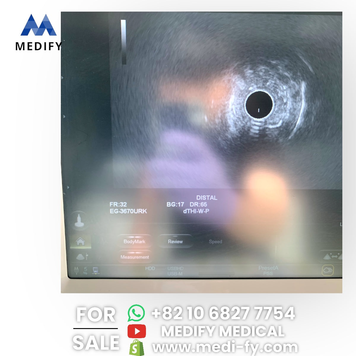 Hitachi Aloka Noblus Portable Ultrasound & EG-3670URK Ultrasound Gastroscope