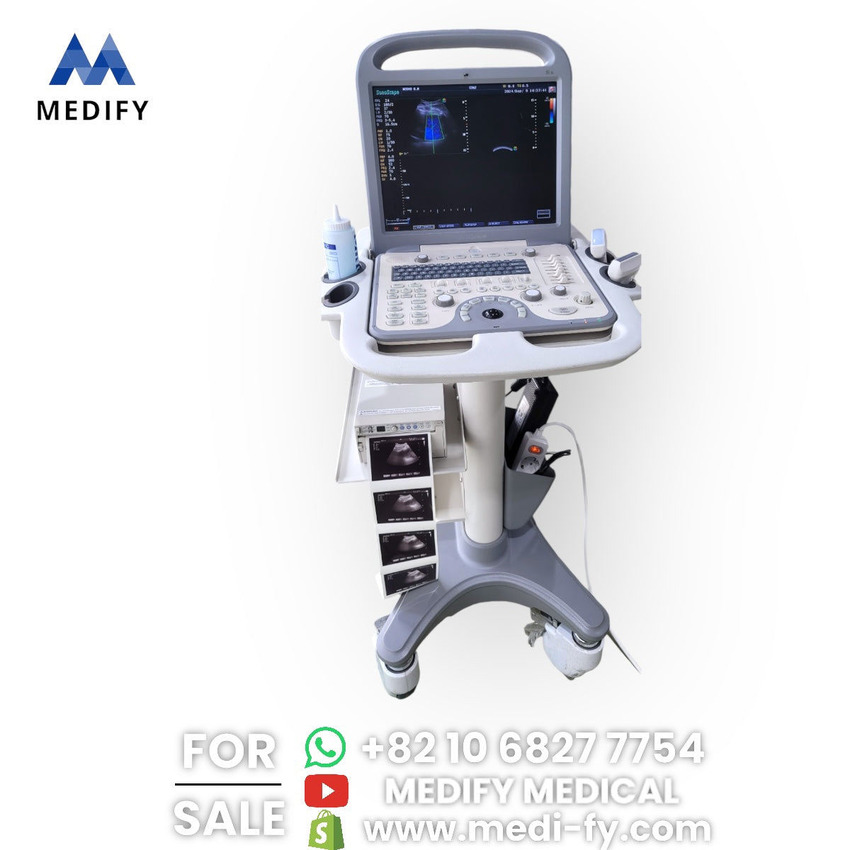 Used SonoScape S8 Portable Ultrasound & 2Probes