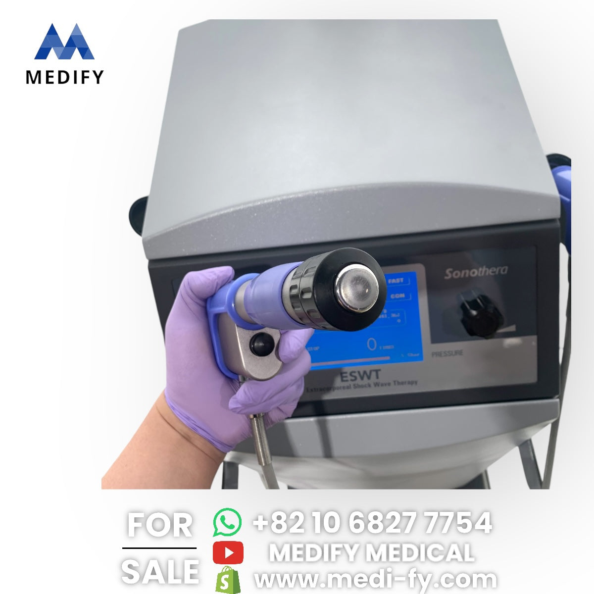 ESWT Shock Wave Therapy Machine SONOTHRA 2Probes 2018 (Made in korea)