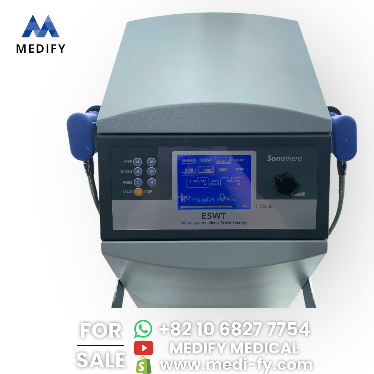 ESWT Shock Wave Therapy Machine SONOTHRA 2Probes 2018 (Made in korea)