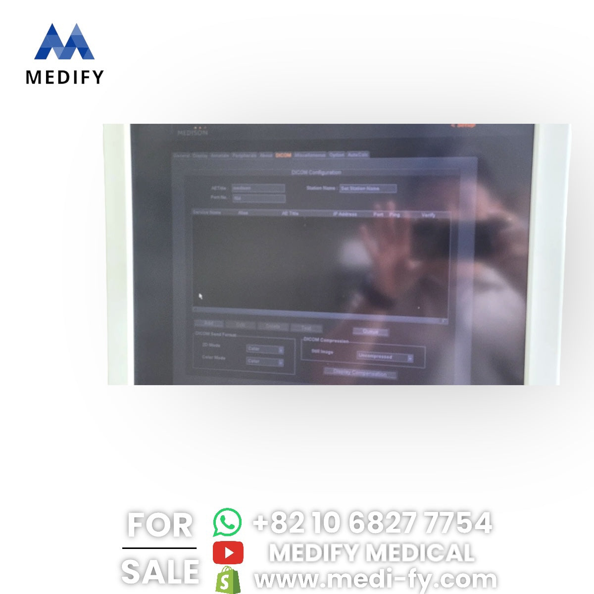 Used Samsung Medison V10 Ultrasound System & 3Probes
