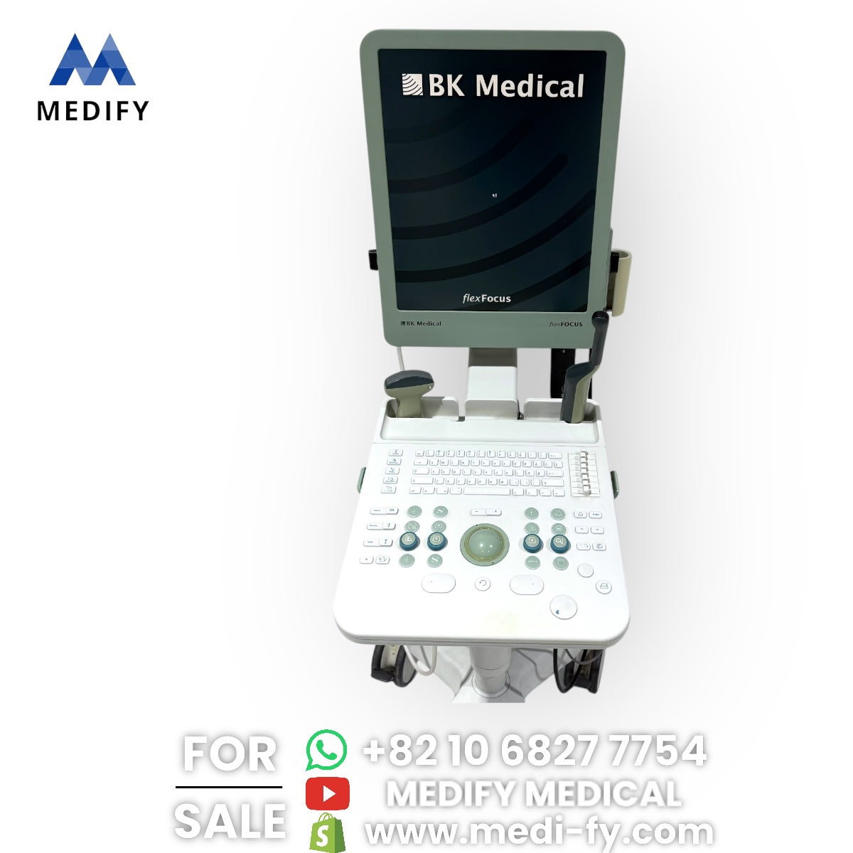 ($1,900) BK Medical FlexFocus Type 1202 Ultrasound & Vaginal Probe