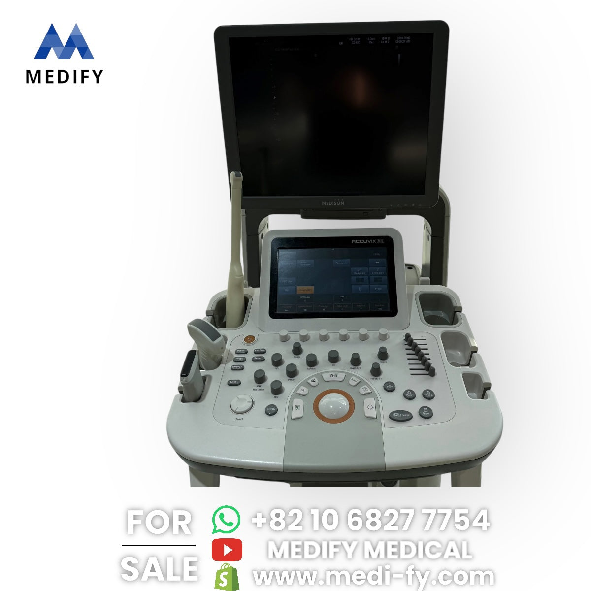 Samsung Medison Accuvix XG Ultrasound & Convex, Vaginal, Linear Probes