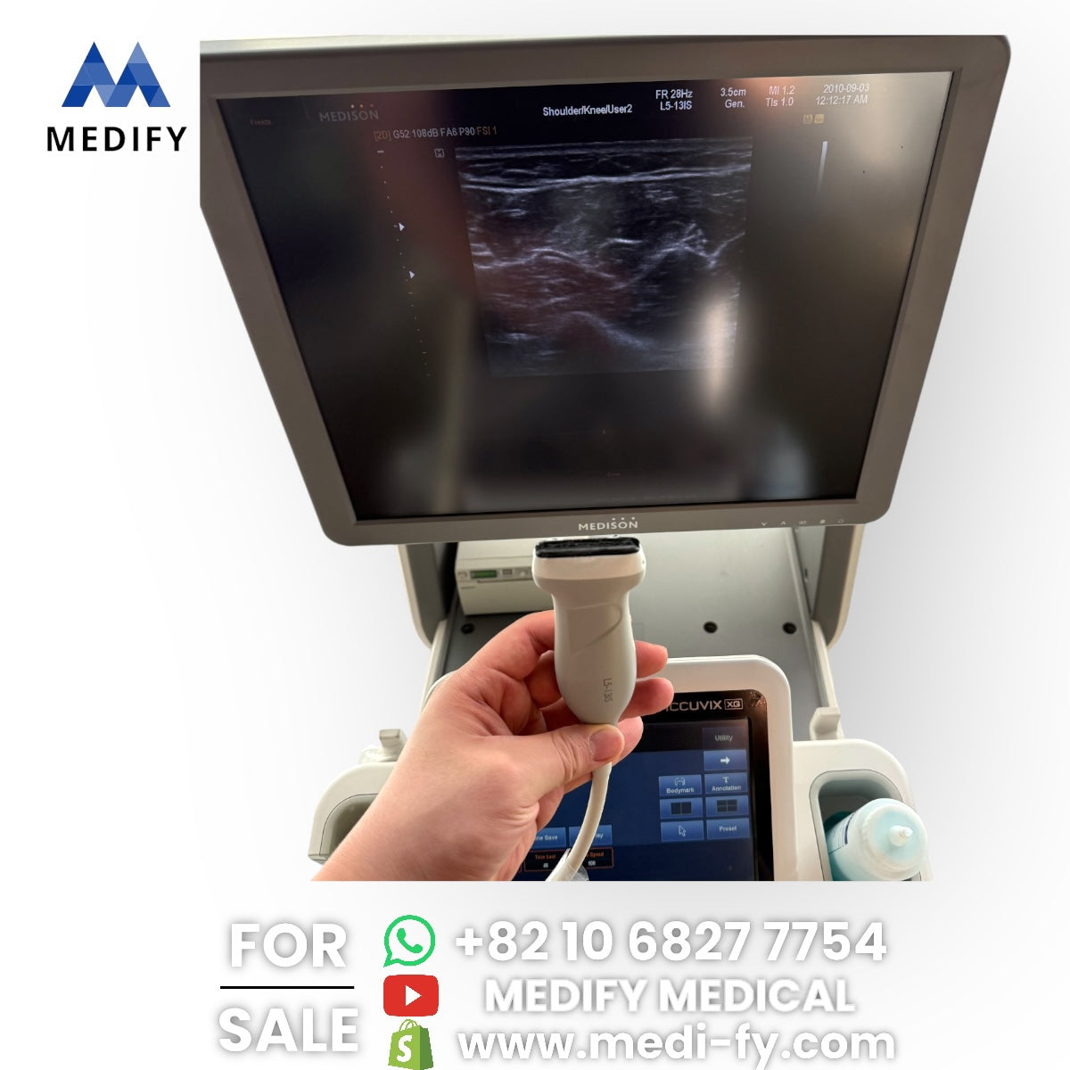 Samsung Medison Accuvix XG Ultrasound & Convex, Vaginal, Linear Probes