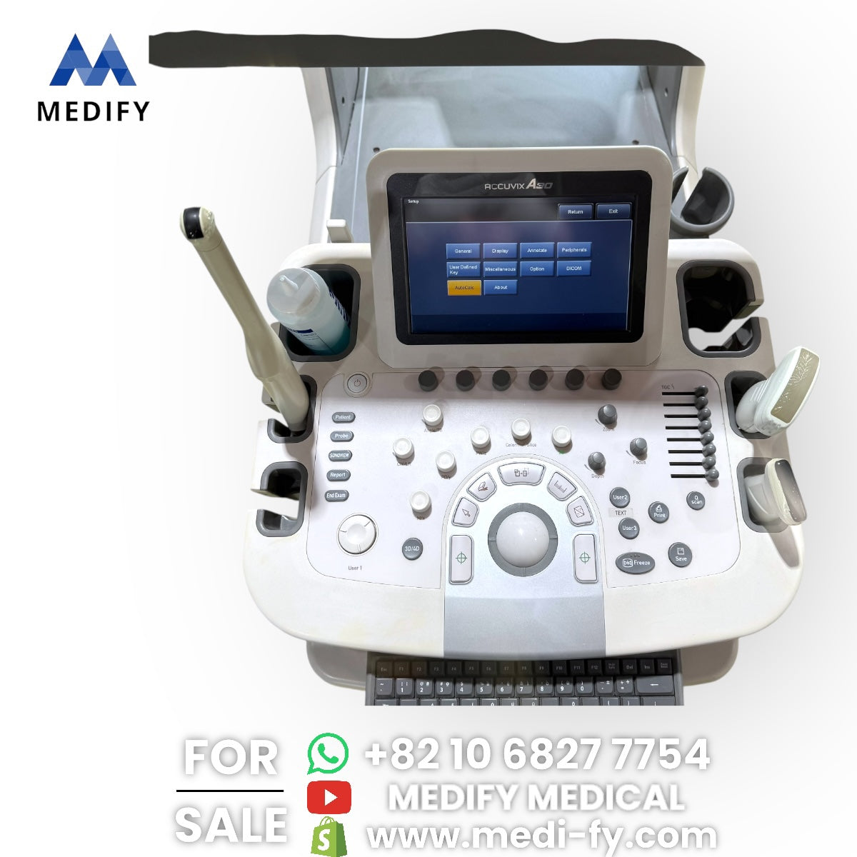 Samsung Medison A30 Ultrasound System & 3Probes 3D/4D Software