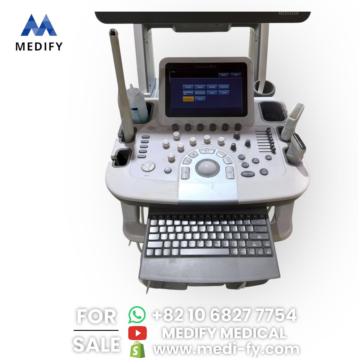 Samsung Medison A30 Ultrasound System & 3Probes 3D/4D Software