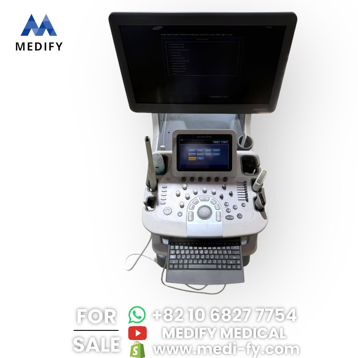 Samsung Medison A30 Ultrasound System & 3Probes 3D/4D Software
