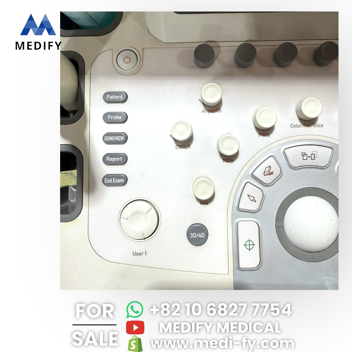 Samsung Medison A30 Ultrasound System & 3Probes 3D/4D Software