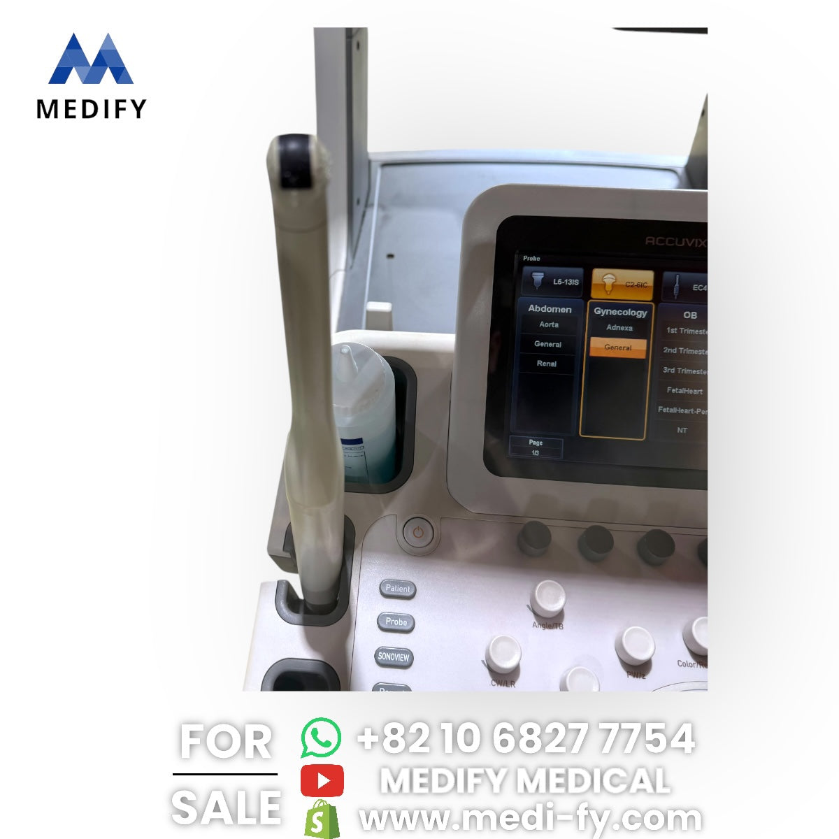 Samsung Medison A30 Ultrasound System & 3Probes 3D/4D Software