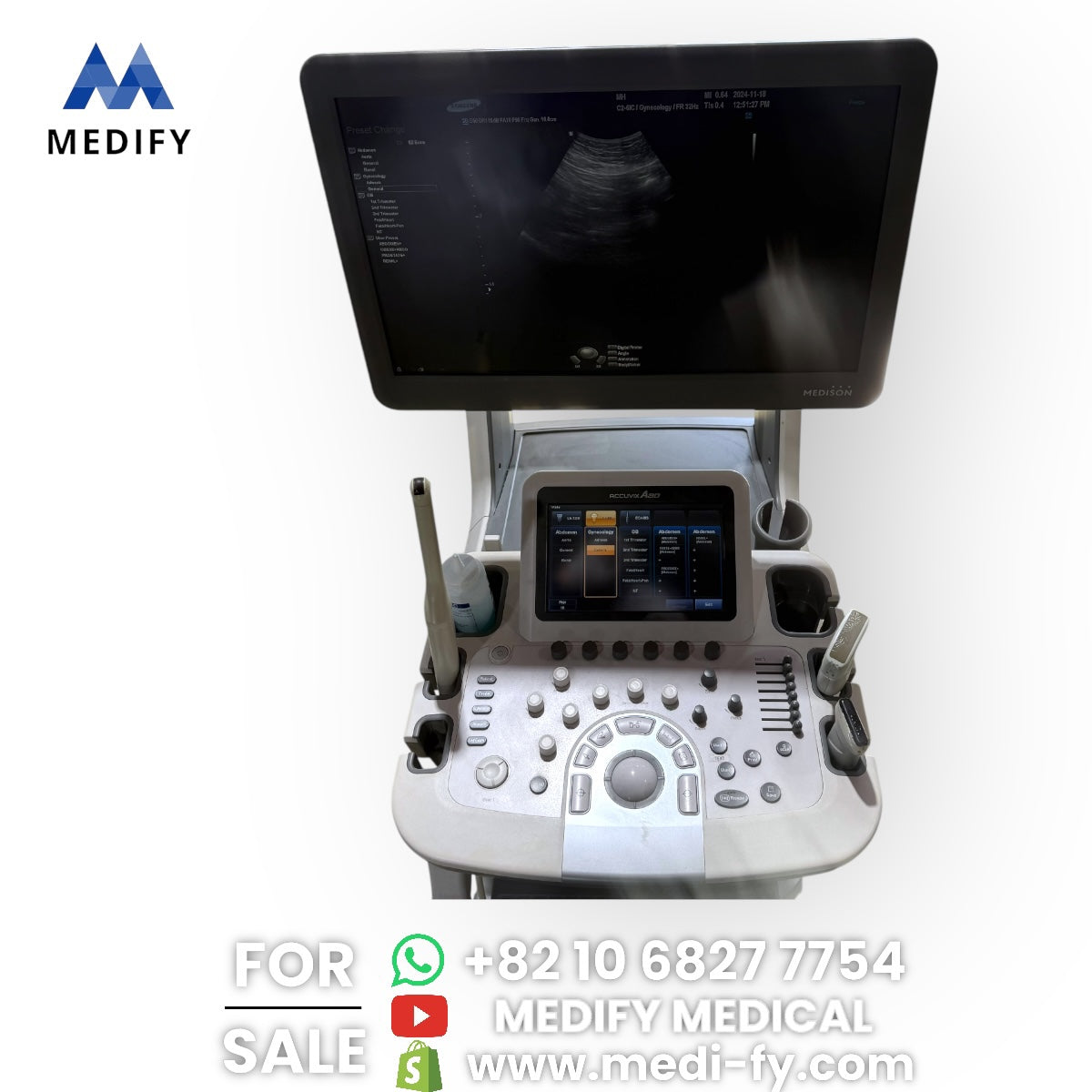 Samsung Medison A30 Ultrasound System & 3Probes 3D/4D Software