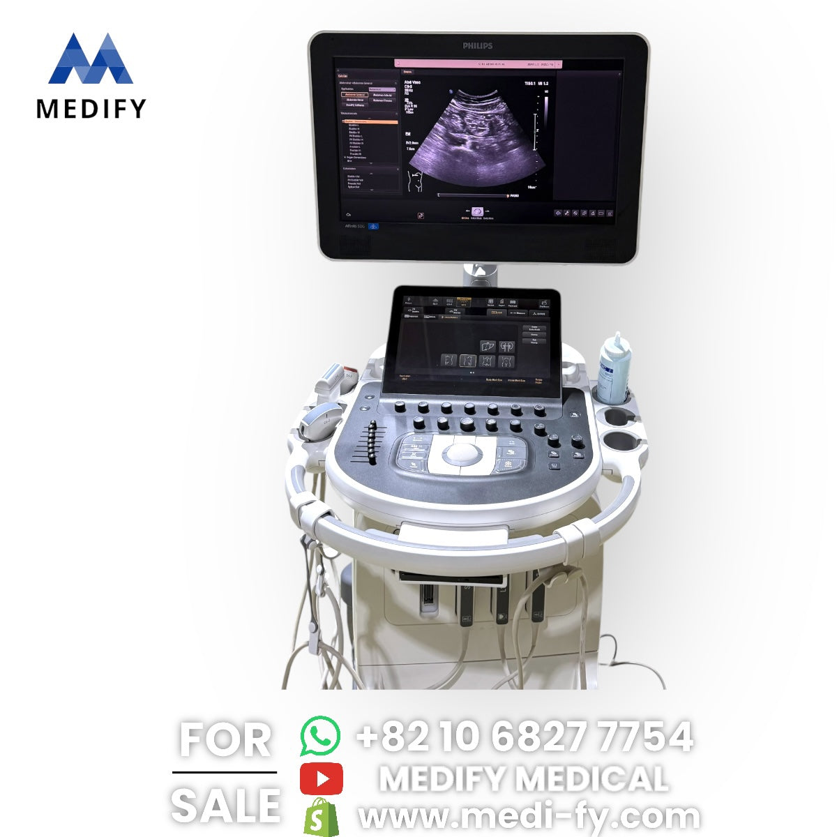 Philips Affiniti 50G Ultrasound System & 3Probes