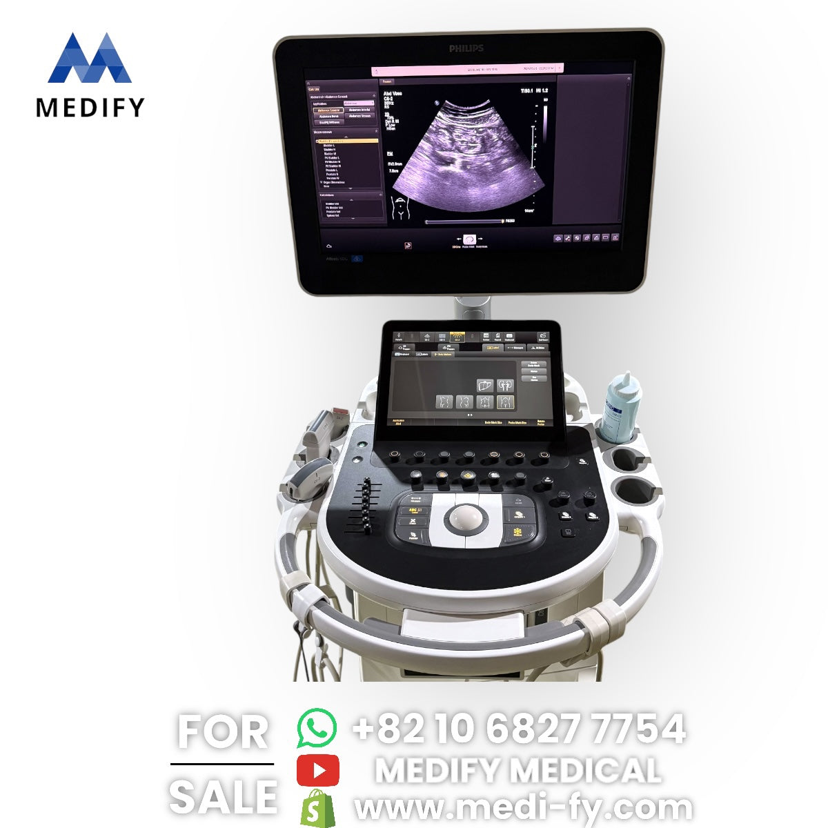 Philips Affiniti 50G Ultrasound System & 3Probes