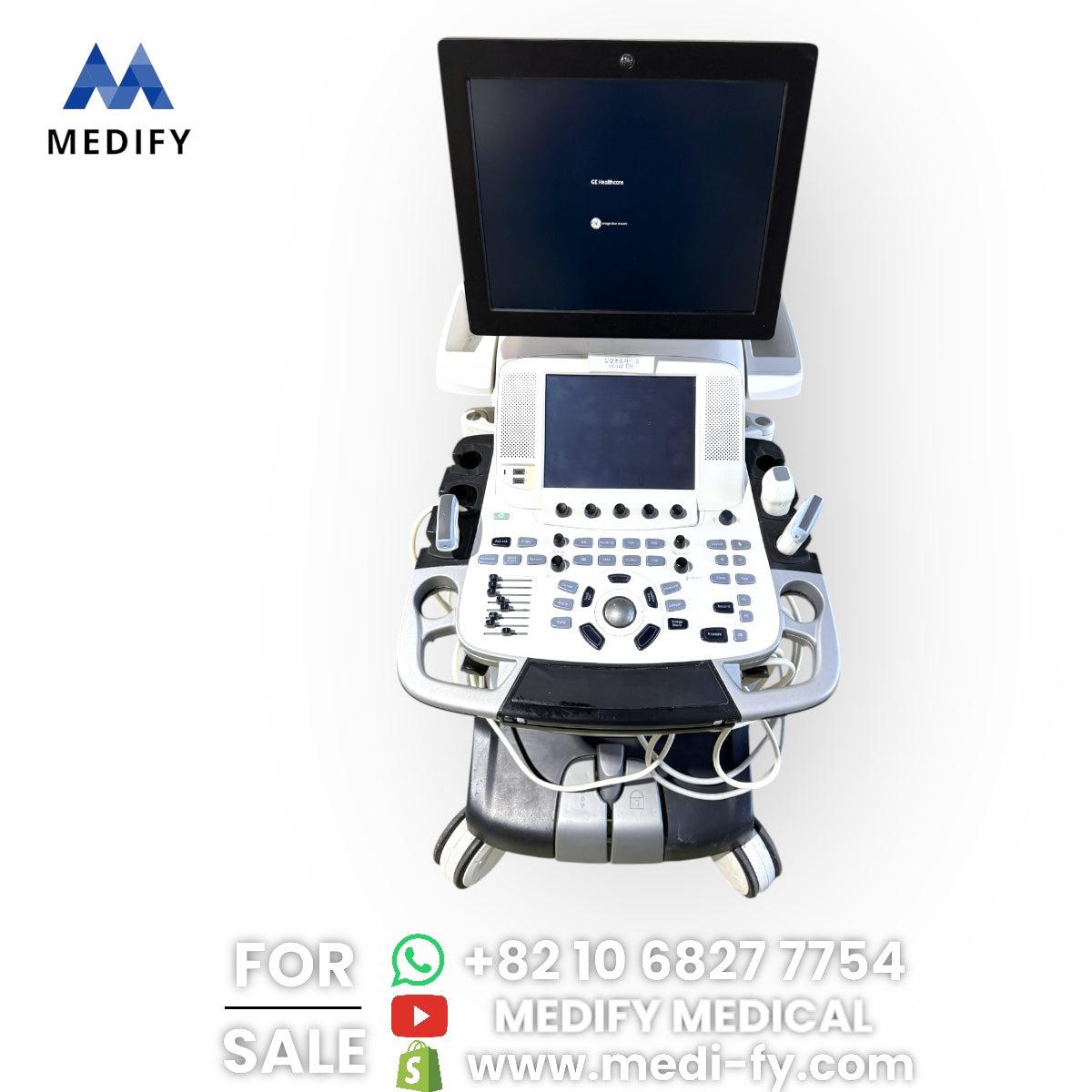 GE Vivid E9 XDclear Ultrasound System 4D Software & 3Probes 4V
