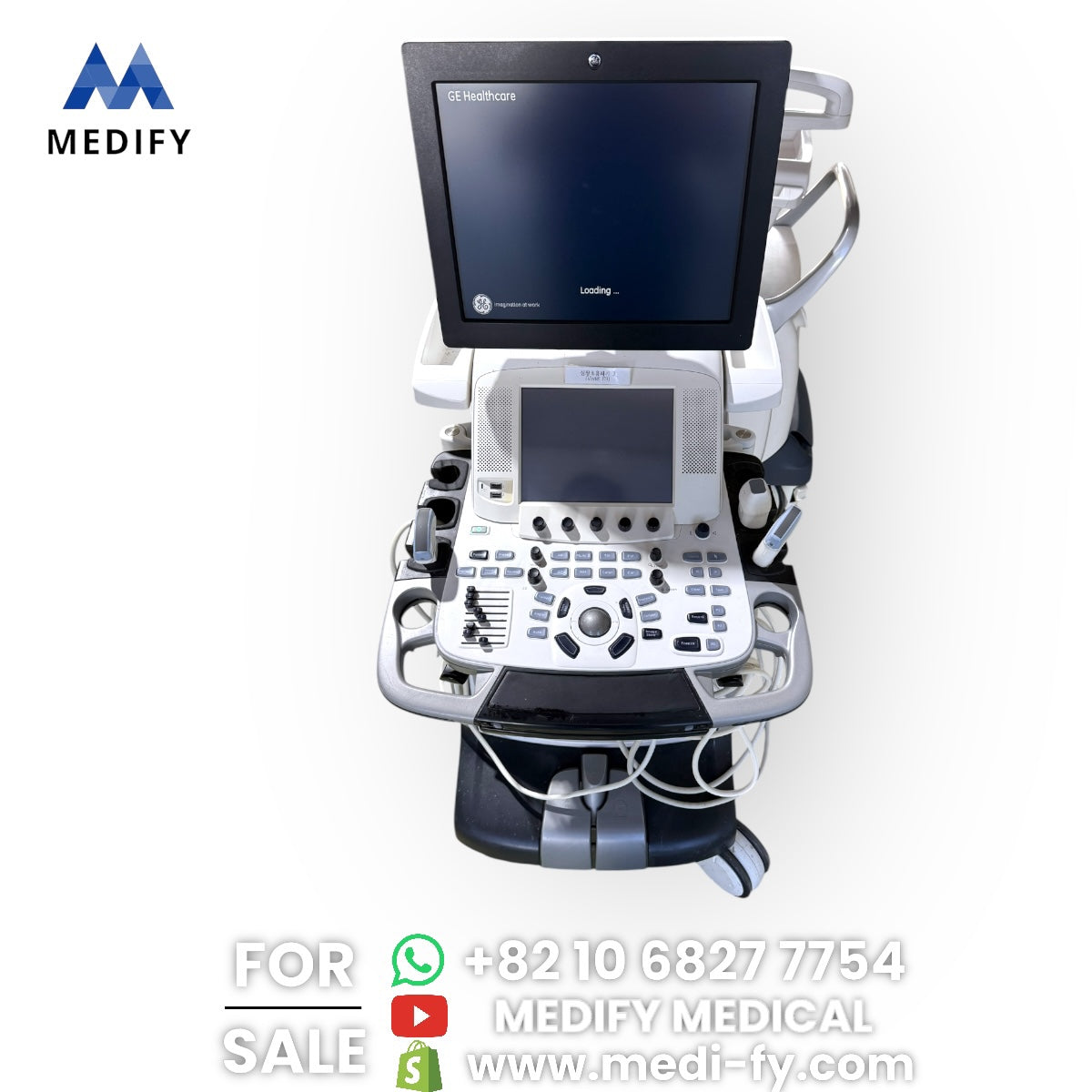 GE Vivid E9 XDclear Ultrasound System 4D Software & 3Probes 4V