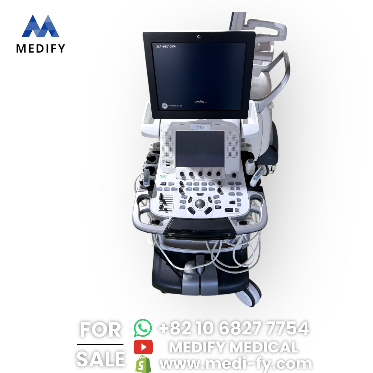 GE Vivid E9 XDclear Ultrasound System 4D Software & 3Probes 4V