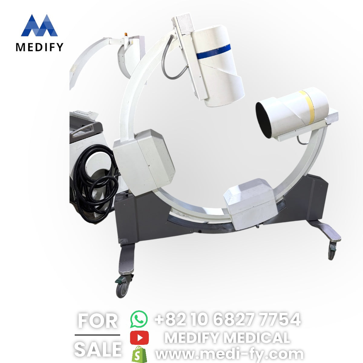 ($4,500) Swemec Biplanar 500 9inch Dual C-Arm