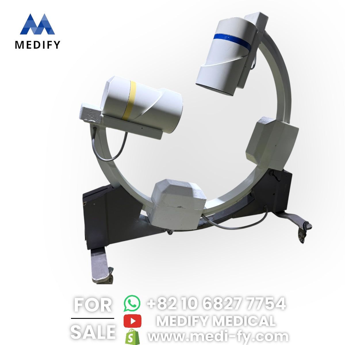 ($4,500) Swemec Biplanar 500 9inch Dual C-Arm