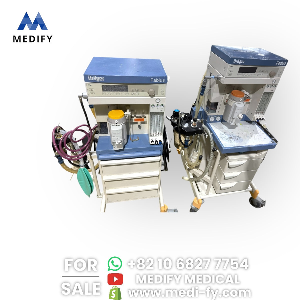 ($2,900) Used Drager Fabius Anesthesia Machine