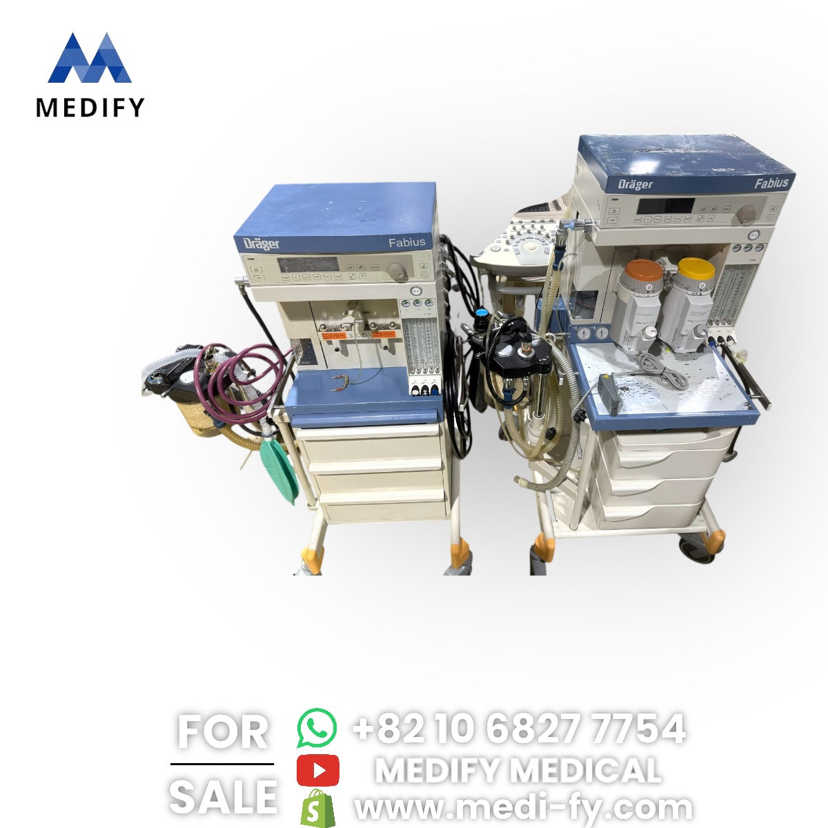 ($2,900) Used Drager Fabius Anesthesia Machine