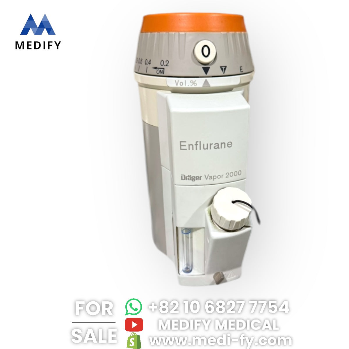 ($2,900) Used Drager Fabius Anesthesia Machine