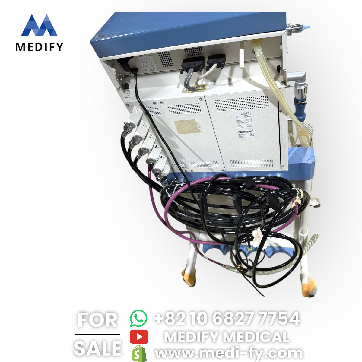 For Sale Used Drager Fabius Anesthesia Machine & Enflurane Vapor 2000