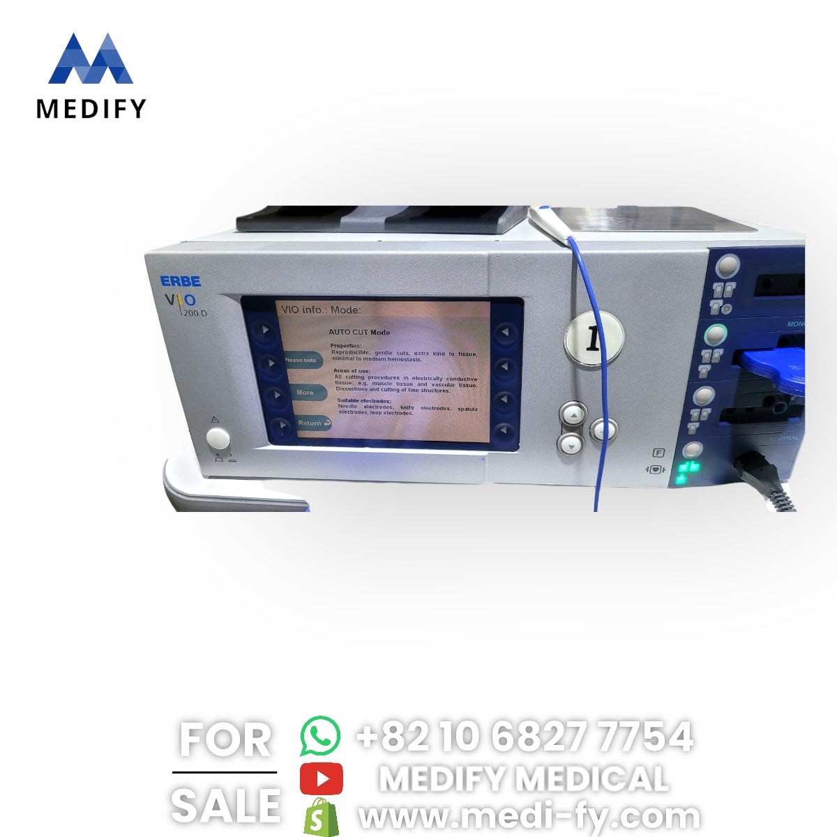 Erbe Vio 200D ESU Electrosurgical Unit
