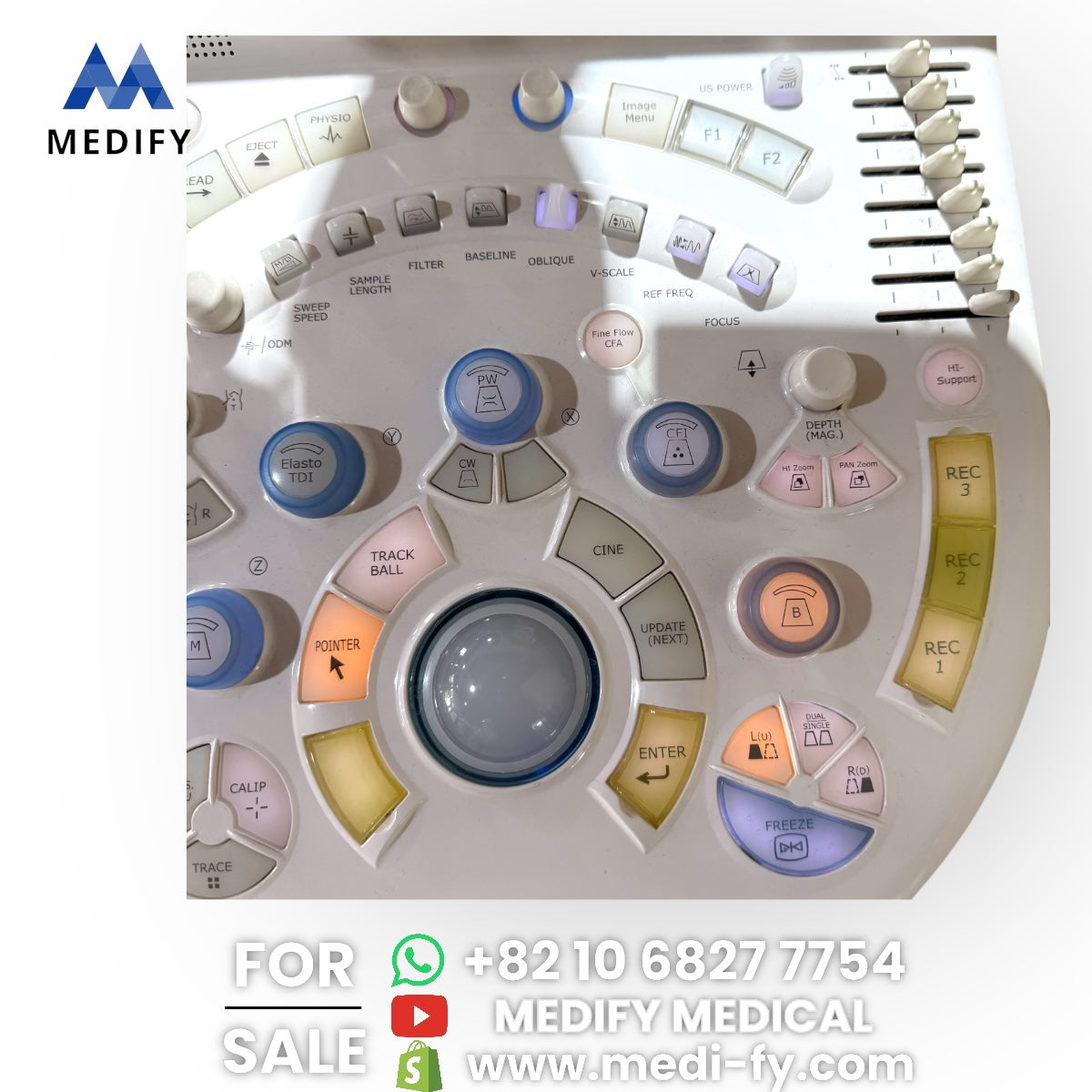 (4,500$) HITACHI Avius HI VISION Ultrasound System & 2Probes