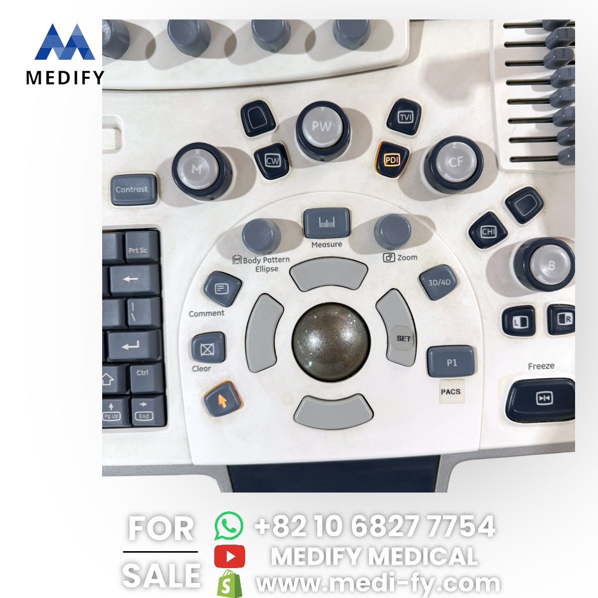 GE Logiq E9 Ultrasound System & 3Probes ( L8-18i, 9L, M4S) 3D/4D Software