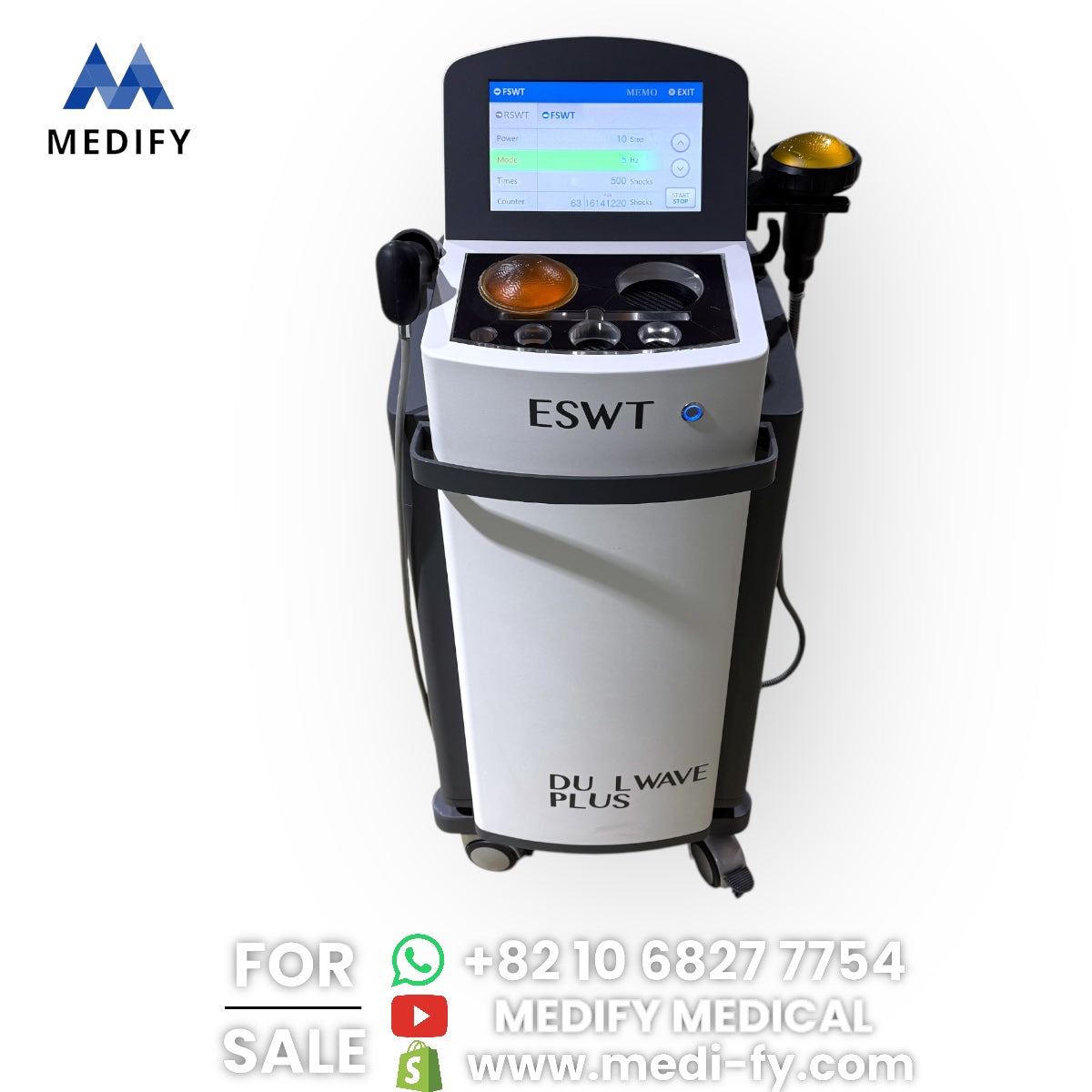 Medigen Dual Wave Plus Focus Shock Wave ESWT RSWT (2018 Made in korea)