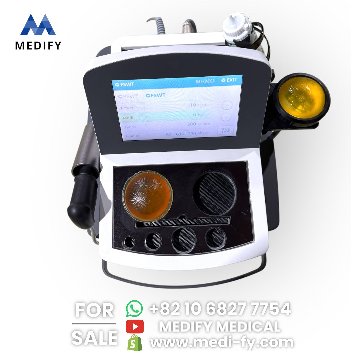 Medigen Dual Wave Plus Focus Shock Wave ESWT RSWT (2018 Made in korea)