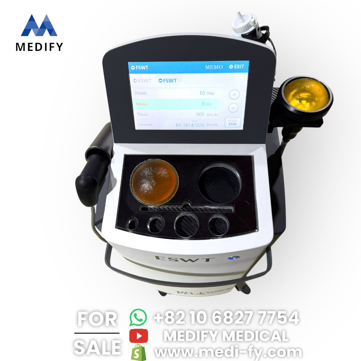 Medigen Dual Wave Plus Focus Shock Wave ESWT RSWT (2018 Made in korea)