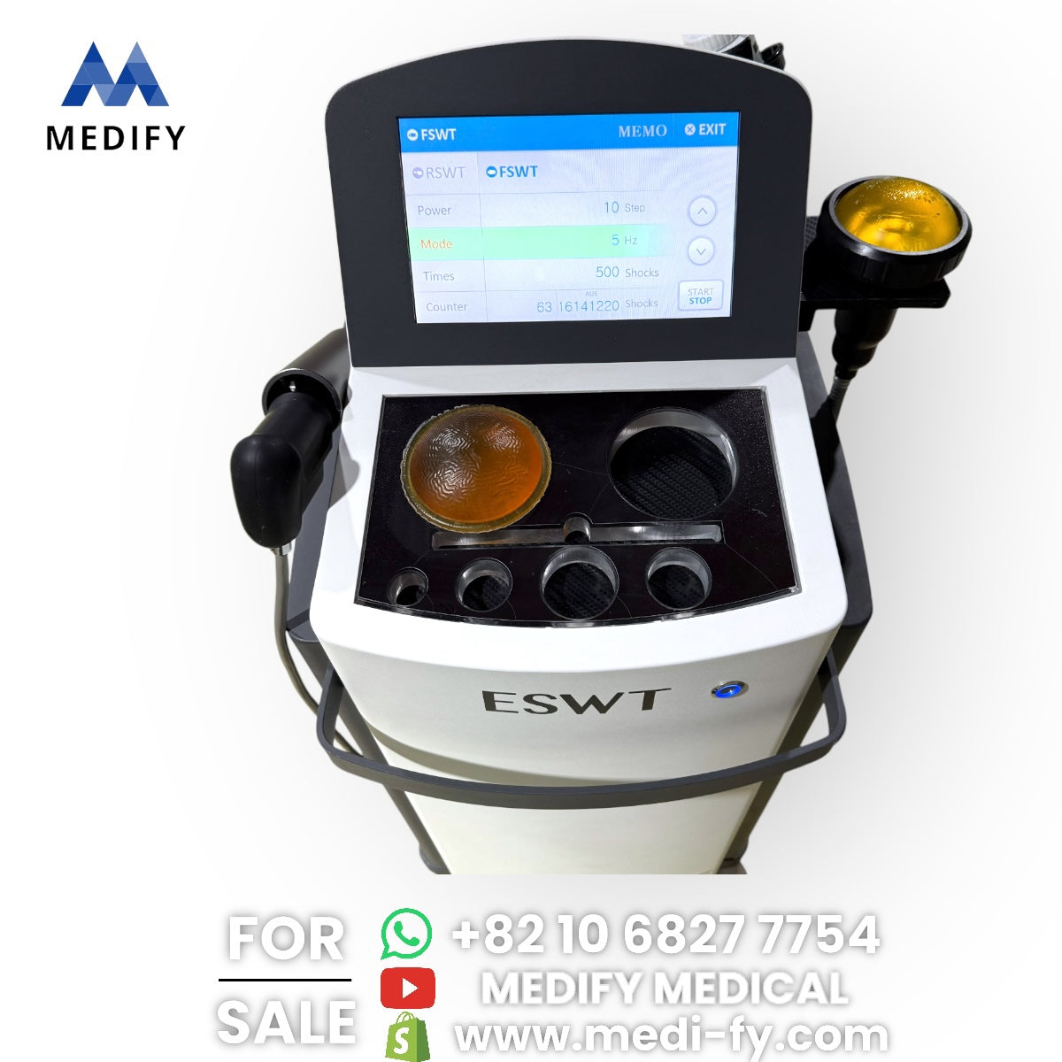 Medigen Dual Wave Plus Focus Shock Wave ESWT RSWT (2018 Made in korea)