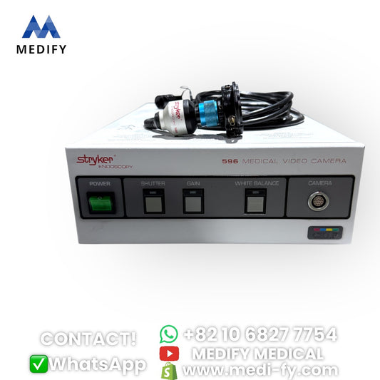 (450$) Stryker 596 Endoscopy Video System & Camera Head 596 w Coupler