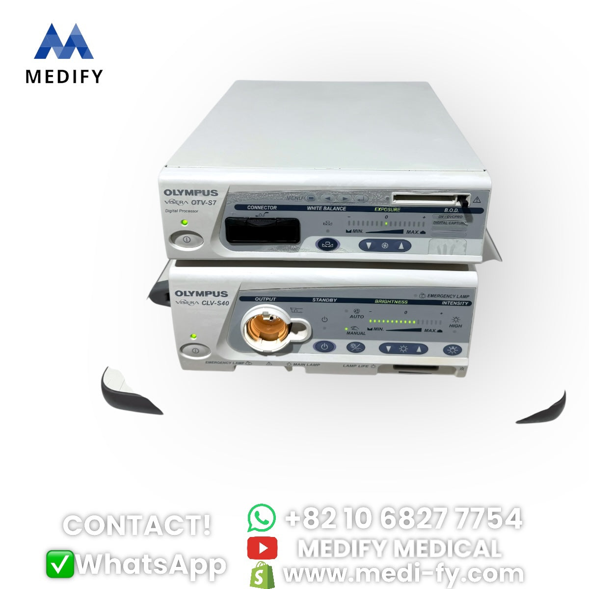 (800$) Olympus Endoscopy Visera OTV-S7 Processor & CLV-S40 Light Source
