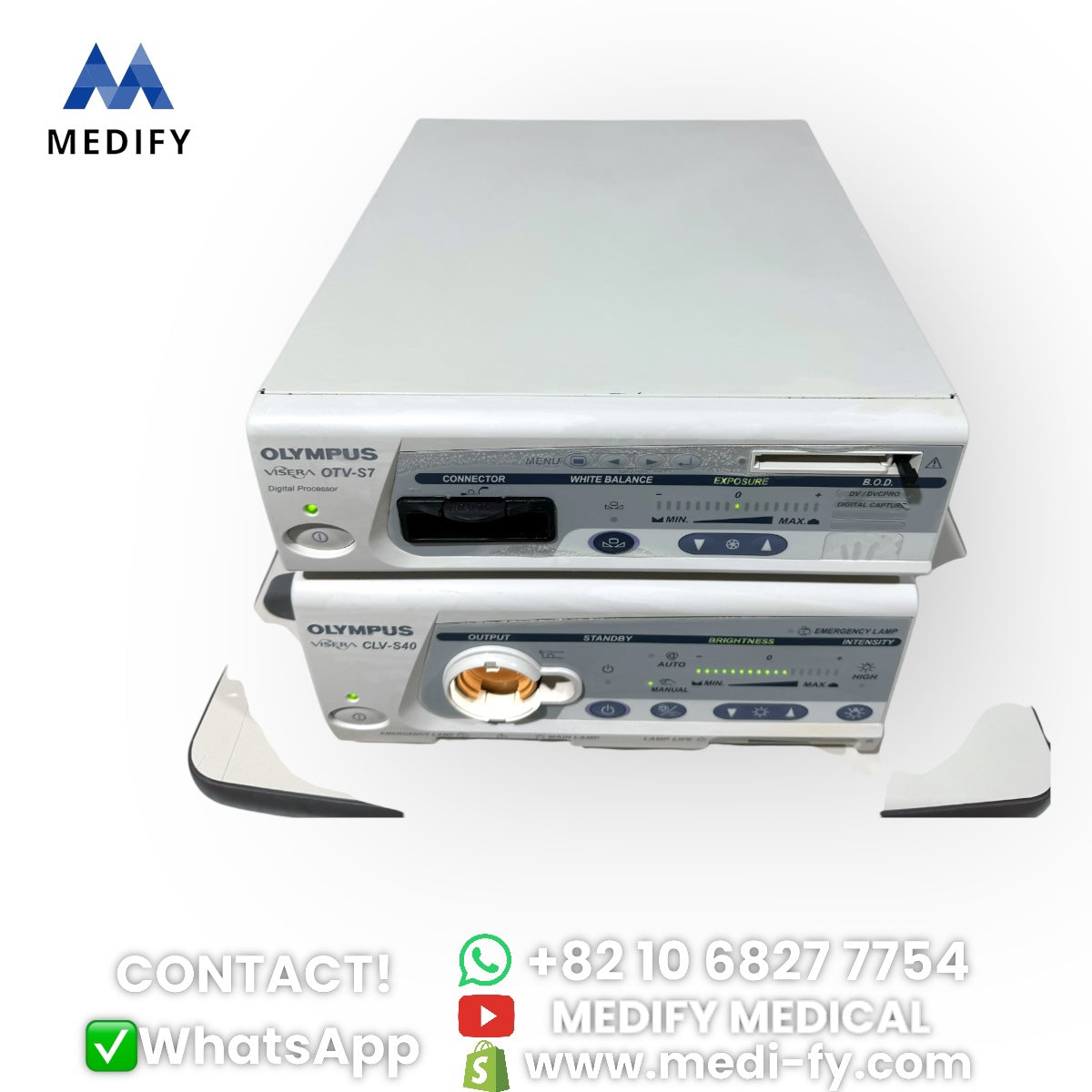 (800$) Olympus Endoscopy Visera OTV-S7 Processor & CLV-S40 Light Source