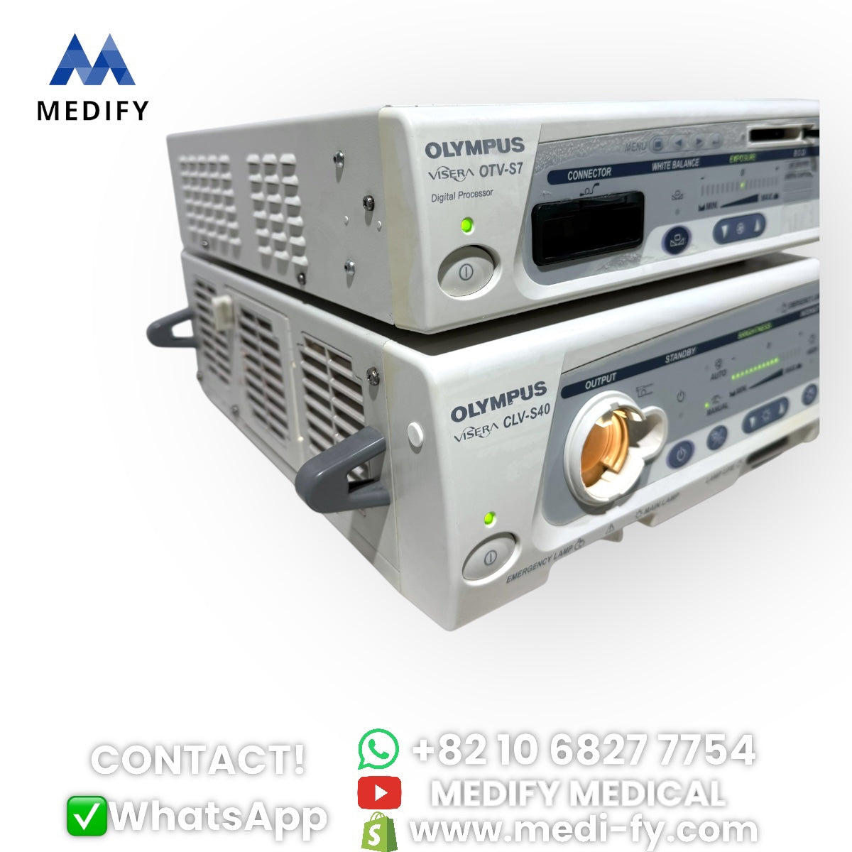 (800$) Olympus Endoscopy Visera OTV-S7 Processor & CLV-S40 Light Source