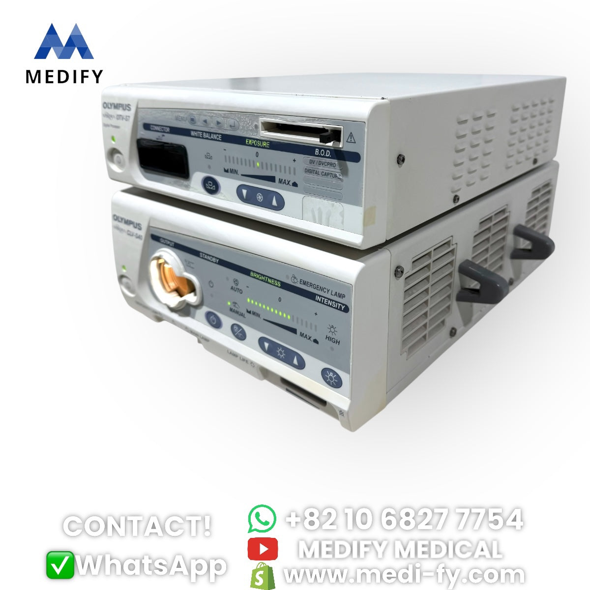 (800$) Olympus Endoscopy Visera OTV-S7 Processor & CLV-S40 Light Source