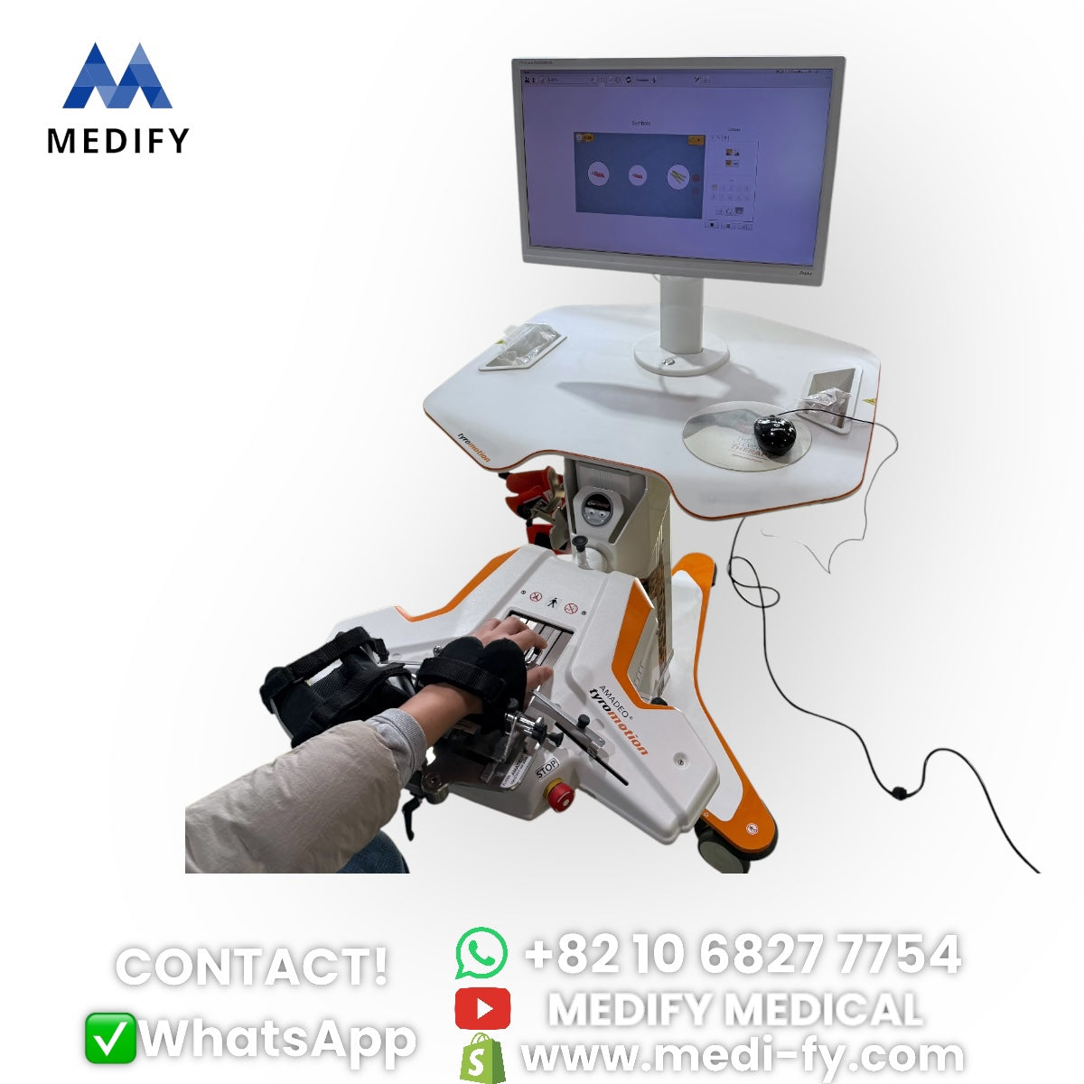 (18,500$) AMADEO Tyromotion Finger-Hand-Rehabilitation (2020 Year)